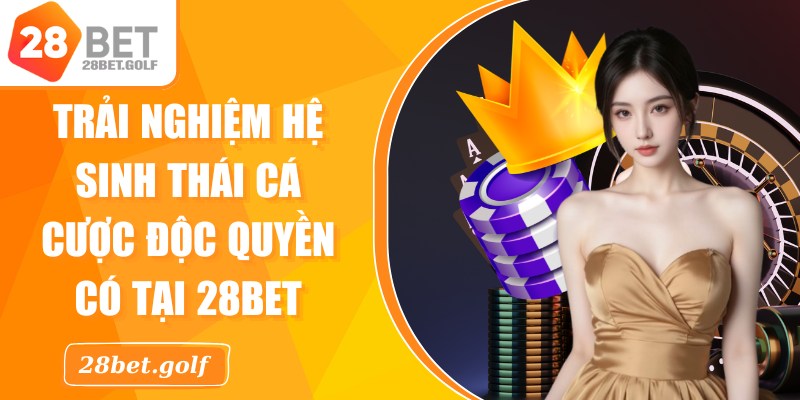 Trải nghiệm hệ sinh thái cá cược độc quyền chỉ có tại 28BET
