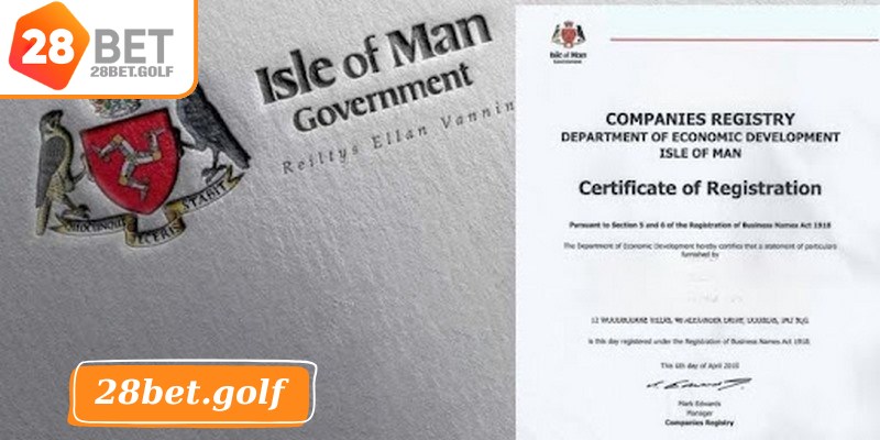 Giấy phép độc quyền từ IOM - Isle of Man khẳng định độ tin cậy